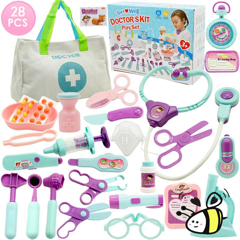 Kindergarten Dollhouse Role-Playing Doctor Toys Set - Small, Medium, Large Classrooms