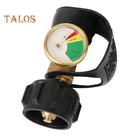 

Покажчик рівня в баку з пропаном Латунний манометр пропану для баків об’ємом 5–40 фунтів із з’єднанням QCC1/Тип 1 Індикатор з кольоровим кодуванням Детектор витоків Легко золотистий