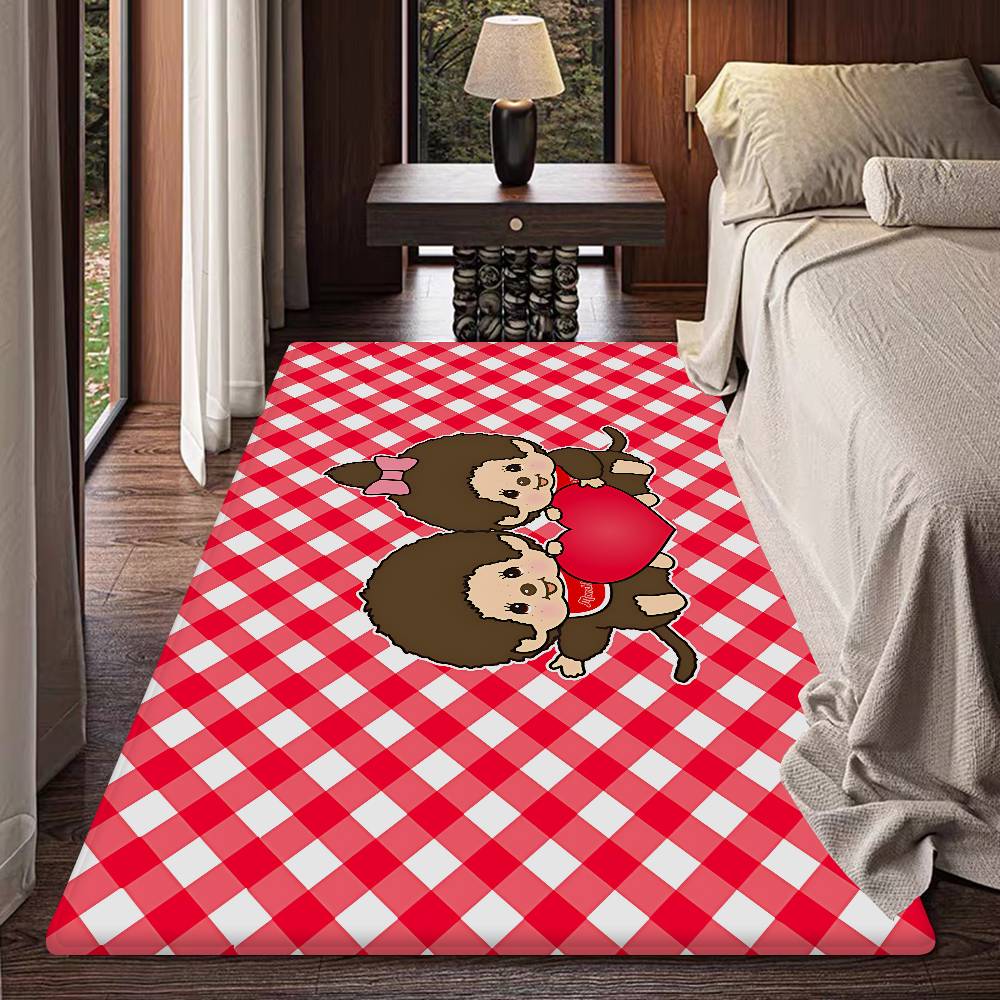 

Anime M-Monchhichi Bathroom Mat Anti-slip Absorb Water Long Strip Cushion Bedroon Mat Welcome Doormat 50x80cm