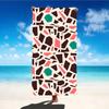 Geometry Print Beach Towel Quick-Dry Washable Beach Towels Sandproof Portable For Travel Swimming Camping Beach