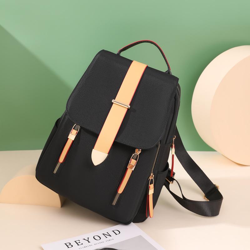 Large Capacity Oxford Cloth Women s Backpack, New Casual Travel Bag, Simple Temperament Backpack, Fashionable Korean Version Backpack