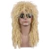 Punk 70s 80s Rocková paruka Nadýchaná mullet paruka Vysoká kvalita Cosplay Rockové doplňky