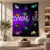 Decorative Tapestry,Among Us Printed Wall Art, Lightweight Wall Hanging For Bedroom Background