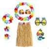 Bra Skirt Bracelets Luau Party Costume Kit Dancewear