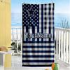Dallas Customize Text Beach Towel High Absorbency & Quick-Dry Ideal for Travel Outdoor Swim Pool Yoga Surf Camping Hiking Gym Gift Holiday