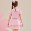 Hello Kitty Girls' Summer Sweet Bow Short Sleeve & Skirt Set