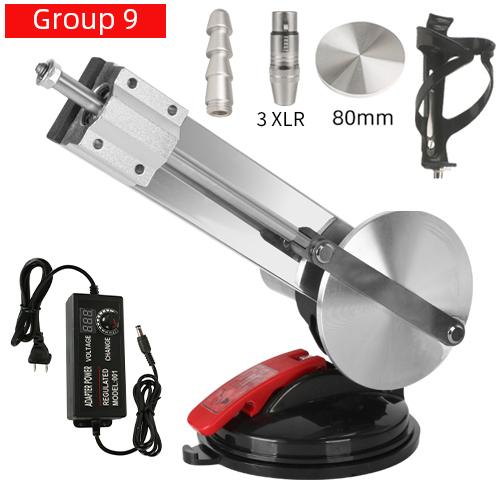Telescopic Linear Actuator with High Thrust 75mm Stroke DC Motor 3XLR Connector Reciprocating Mechanism Automatic Sex Machine