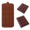 Chocolate Mold Rectangle Non Stick Silicone Waffle Bar Mould for Cake DIY Baking Tool