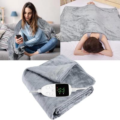 Soft Flannel Electric Throw Blanket Electric Blanket Comfort Soft and Warmth for Home and Office Use