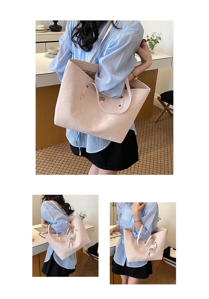 2026 Women's Fashionable High-Capacity Tote Bag - Versatile Shoulder & Crossbody Design for Simple Commutes
