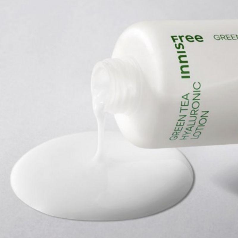 Innisfree Grüner Tee Hyaluron Hautpflege Set – Feuchtigkeitsspendendes & Ausgleichendes Tägliches Hautpflege Duo