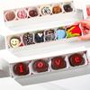 4pcs Strawberry Boxes Macaron Boxes Chocolate Truffle Boxes Cookies Boxes Bakery Boxes with Full Clear Window Mini Cupcakes Boxes Gift Box