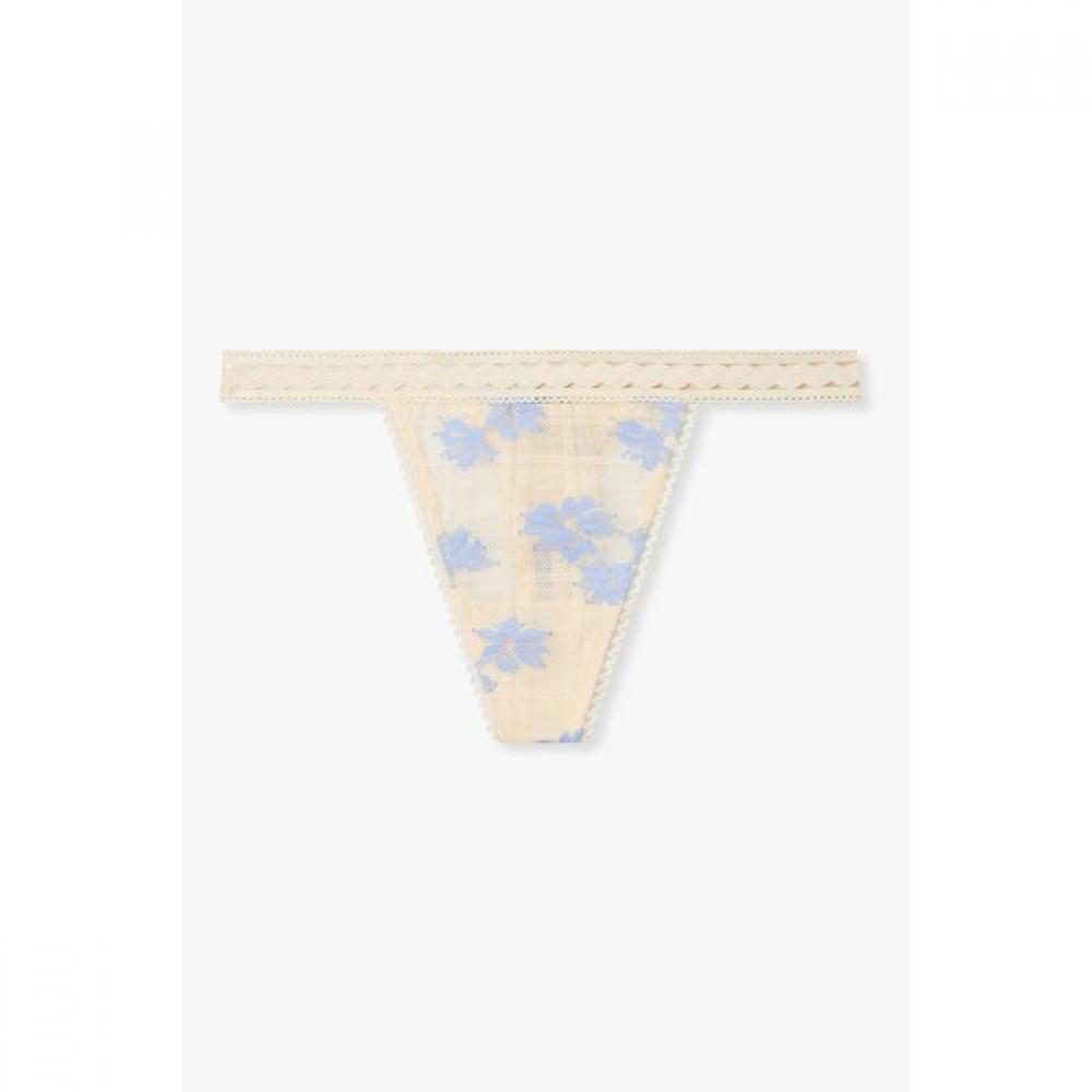 Emporio Armani Women S Flower Check Jacquard Thong S(90)