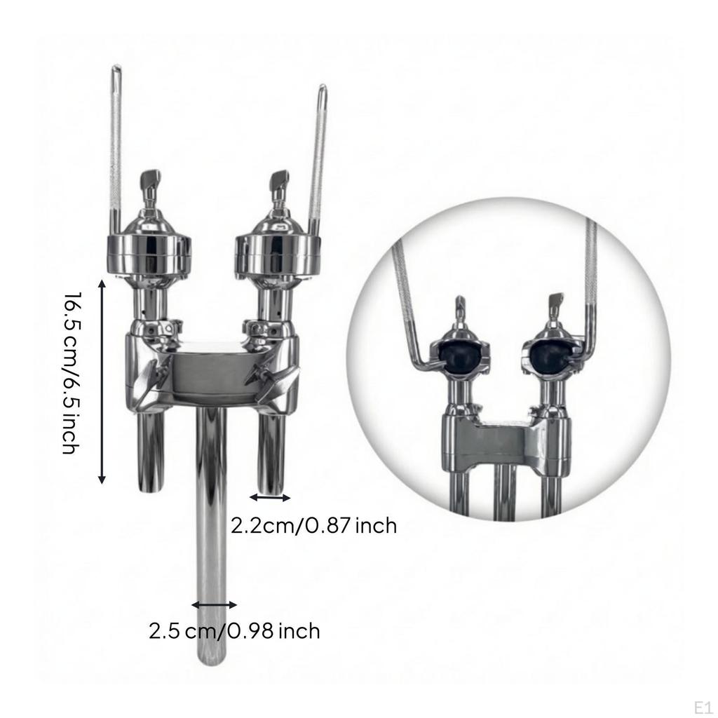 Drum Mounting Bracket Adjustable Mount Holder Secure for Drummers
