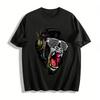 Cool Street Style DJ Gorilla Print Loose Casual Short Sleeve Top Pure Cotton T-shirt