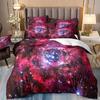 Milky Way Bedding Sets for Boys, Galaxy Duvet Cover Set, Queen Bedspread, Comforter Cover,Playstation Designs, Bed Set for Teen