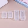 10Pcs 3Ml/5Ml 10-Slot Vial Storage Case Plastic Clear Microtube Storage Box Stackable Freezer Tube Box Diabetic Supplies