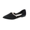 Single shoes women's flat-soled shallow mouth 2025 new soft-soled shoes temperament flat-soled ladyshoes