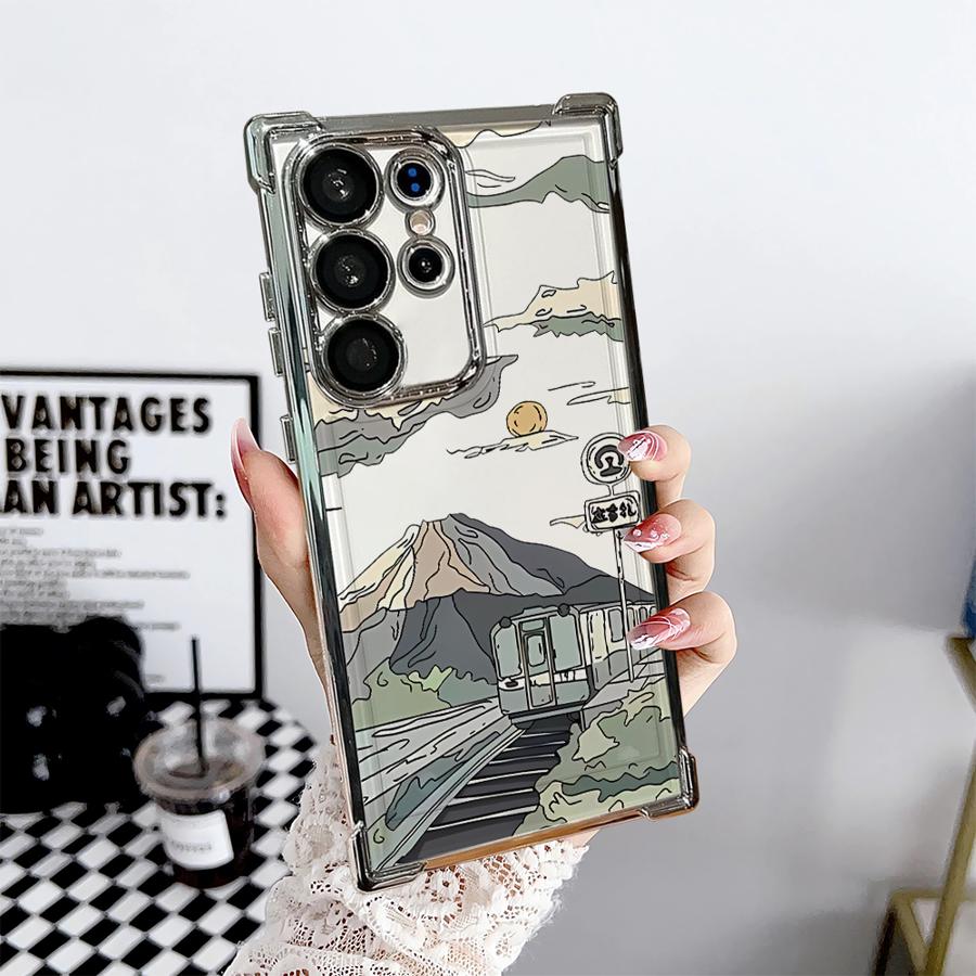 

Anime Town Phone Cover Case for Samsung Galaxy S26 S22 Ultra S21 Plus S24 S25 Edge S23 S20 FE Galaxy S24