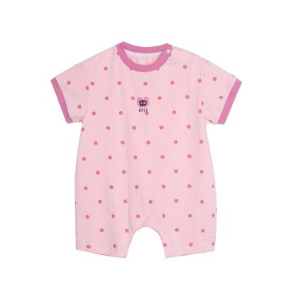 LUSON Baby Girl Short Sleeve Bodysuit