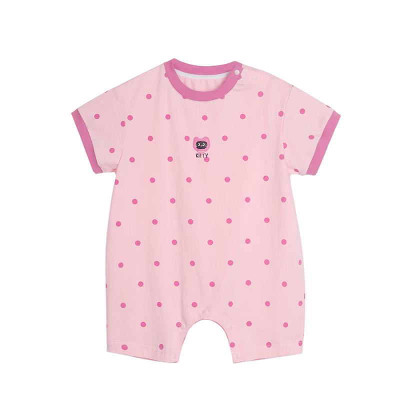 LUSON Baby Girl Short Sleeve Bodysuit