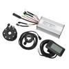 Electric Bike Motor Controller 22A Square Wave Controller with LCD7U Panel for 500W Bicycle Motor