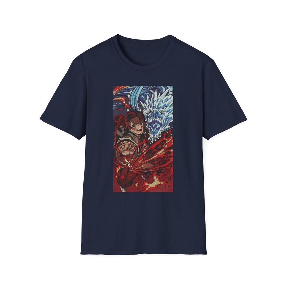 Demon Slayer Unisex Jl Anime TShirt Softstyle Tanjiro Technic 1 S