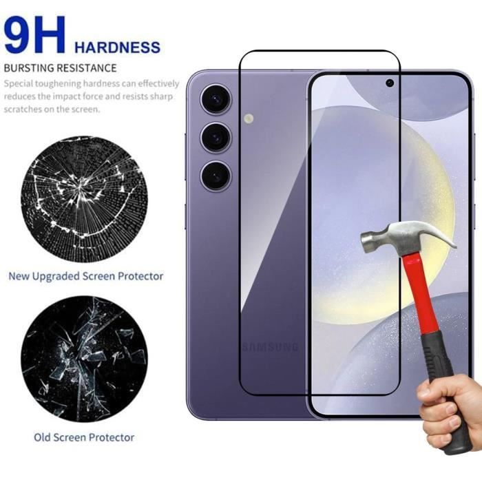 Verre Trempé - Samsung - Galaxy S25 Plus - Pack de 4 - Anti-Rayures - Résistant aux Chocs