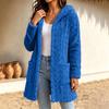 Women's Double-Sided Long Coat, Cute Casual Outerwear for Fall and Winter