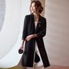 KAVON Women's Autumn/Winter Elegant Formal Trench Coat