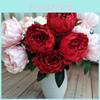 Realistic Faux Peony Wedding Decoration With Silk Flowers For Event Planning And Interior Design