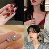 New Luxury Rhinestone Square Stud Earrings - Elegant, Versatile Design for Women, 2022