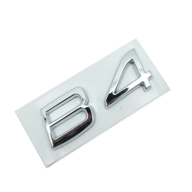 1 Stück 3D ABS Silber Schwarz Auto Heckklappe Buchstaben Logo Emblem Abzeichen Aufkleber Für Volvo B3 B4 B5 B6 Auto Styling Zubehör