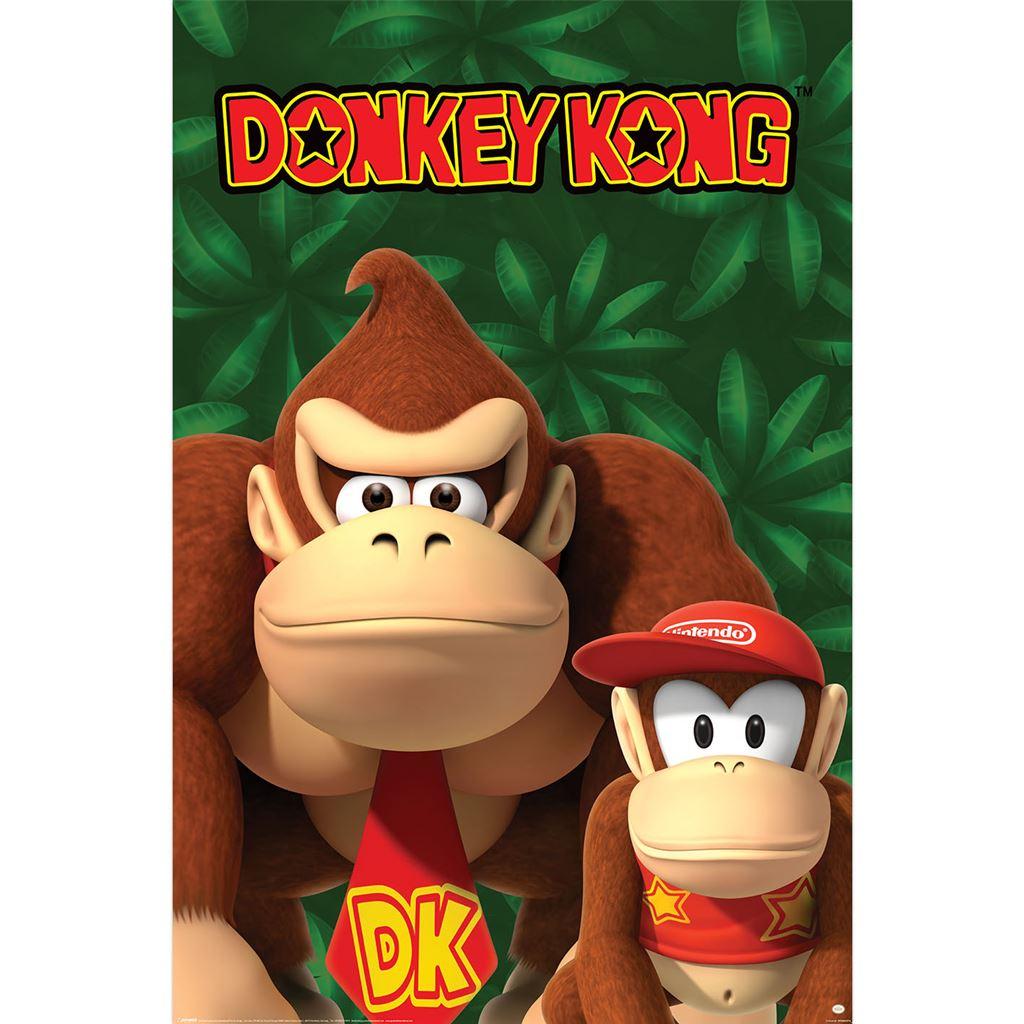 DONKEY KONG Maxi Donkey & Diddy Kong Poster