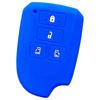 IKT Smart Key Silicone Cover for Toyota Cars, 4 Buttons, Blue/Hiace 200 Series 4