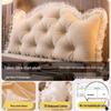 Princess Crown Removable & Washable Headboard Cushion – Large, Soft Upholstered Lumbar Pillow for Bedside & Tatami