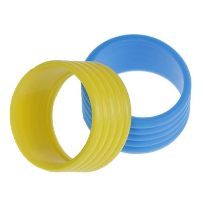 4pcs Fixed Stretchable Rubber Handle Silicone Tennis Racket Grip Ring Handle Closure Sweat-absorbing Band Tennis Accessories