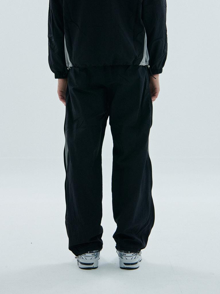 BLACK MOMENT Utility Dart Nylon Side Zip Elastic Pants