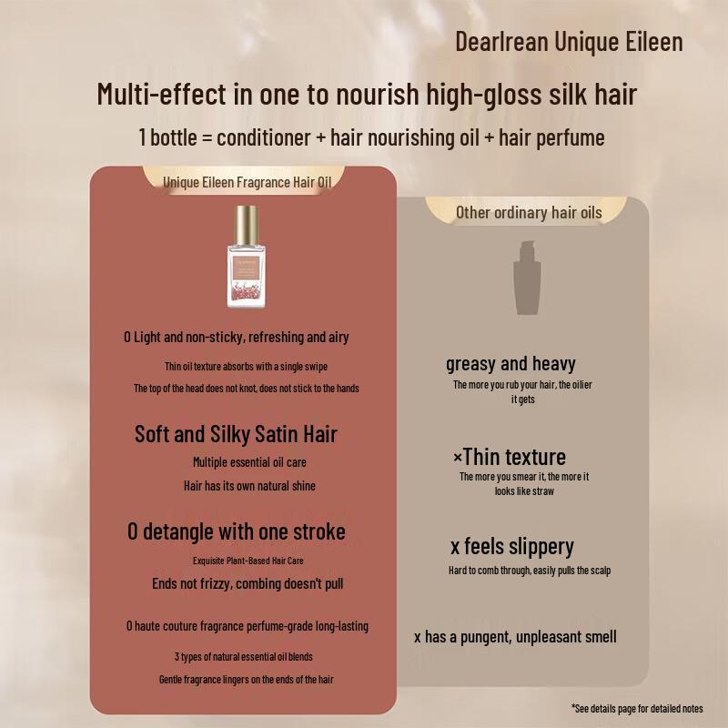 Unique Irene Floating Light Hair Essence Oil