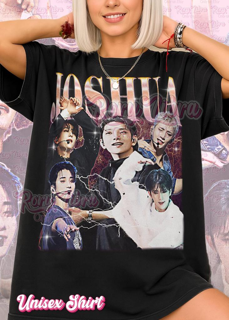 Joshua Bootleg Shirt and kids tshirt, Vintage Kpop Idol Singer Performer Celebrity Tee, 90s Retro Throwback T-Shirt and kids tshirt, Joshua Sweater