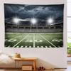 1Pamerican Football Stadium Tapestry Wall Hanging Cool Sports Aesthetic Room Decor Background Cloth For Bedroom Living Room Bar