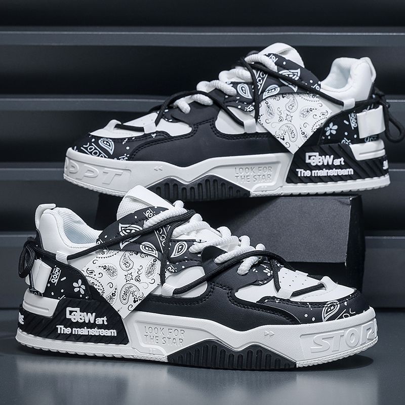 2025 New Classic Men's Sneakers Fashion Versatile Korean Edition Casual Board Shoes Breathable and Durable Sports Running Shoes