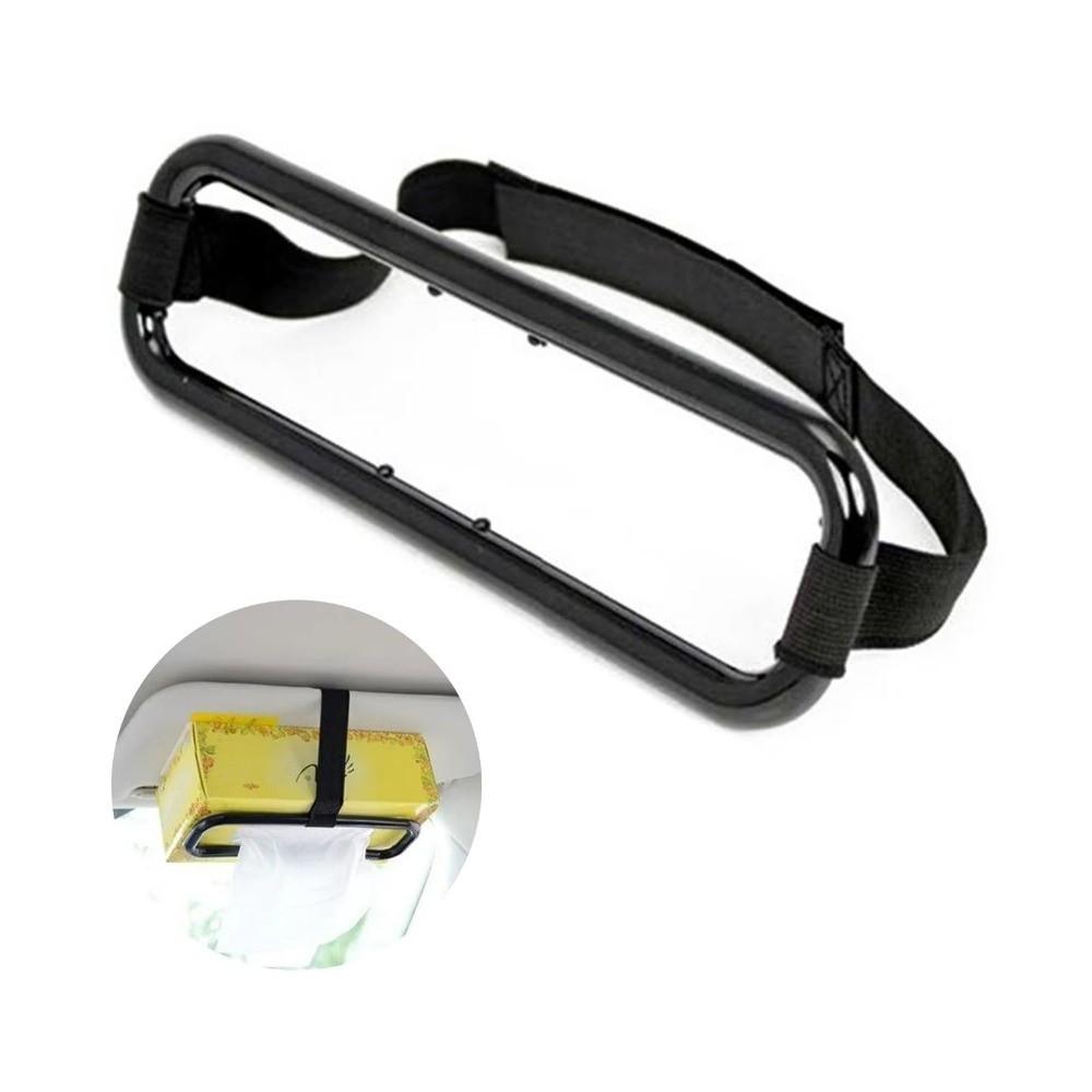 Elastic Rope Sun Visor Tissue Holder Hanging Hanging Tissue Box Portable Car Tissue Rack  Sun Visor