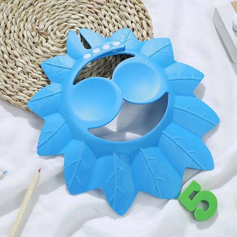 Shower Baby Soft Cap Adjustable Hair Wash Hat for Kids Ear Protection Safe Children Shampoo Bathing Shower Protect Head Cover