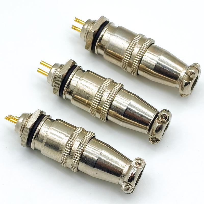 XS9 Aviation Metal Connector, Type 2-4 Core, Male-Female Round Plug Socket