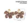 Ingemark Exaggerated Irregular Acrylic Big Flower Drop Earrings Women Vintage Geometry Piercing Earrings 2026 New Charm Jewelry