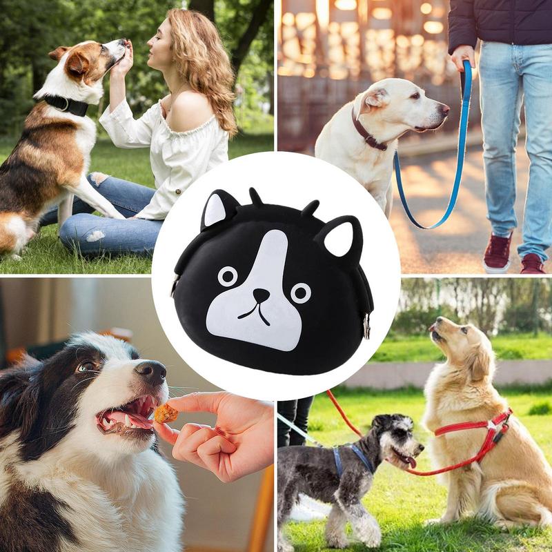 Welpen-Trainingsbeutel Silikon Hundeleckerli-Träger Halter Bauchtasche Wasserdichter Hundefutterspender Für Haustiertraining Spaziergänge
