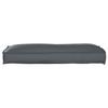 Cushion Anthracite 120 x 40 x 12 cm Oxford Fabric