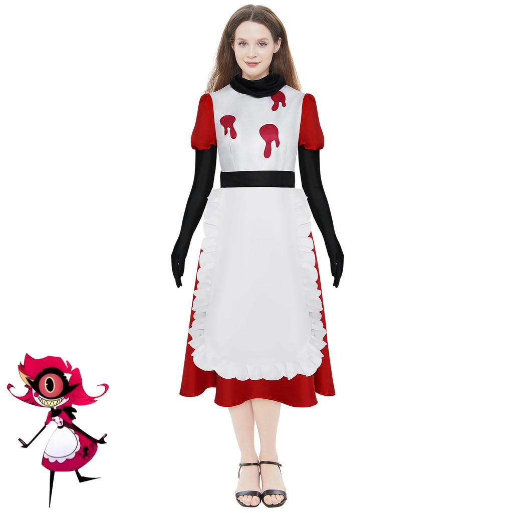 Hazbin Hotel Cosplay Costume For Women With Polyester Fabric For Anime Role Play
