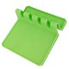 Food Grade Silicone Soup Spoon Mat MultiFunction Spatula Tableware Rack for Kitchen Home
